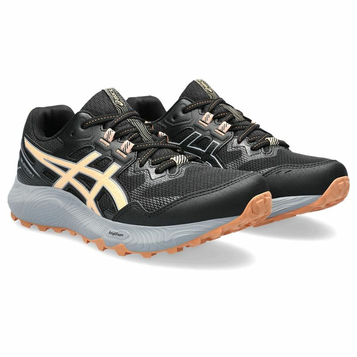 Hardloopschoenen voor Volwassenen Asics Gel-Sonoma 7 Berg Vrouw Zwart