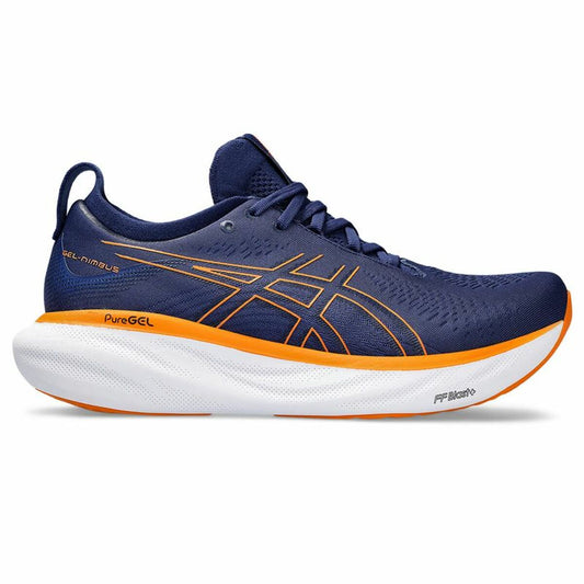 Hardloopschoenen voor Volwassenen Asics Gel-Nimbus 25 Mannen Blauw
