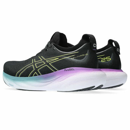 Hardloopschoenen voor Volwassenen Asics Gel-Nimbus 25  Vrouw Zwart
