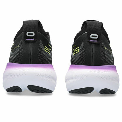 Hardloopschoenen voor Volwassenen Asics Gel-Nimbus 25  Vrouw Zwart