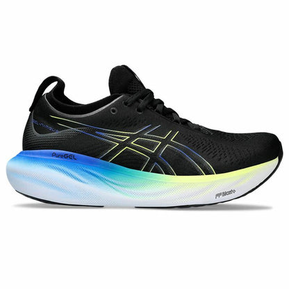 Hardloopschoenen voor Volwassenen Asics Gel-Nimbus 25 Mannen Zwart