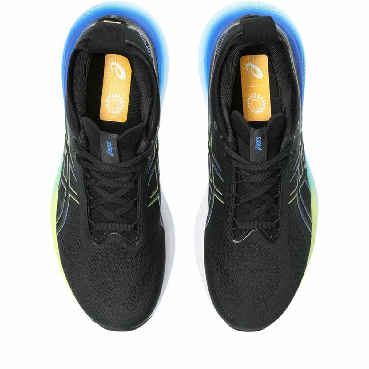 Hardloopschoenen voor Volwassenen Asics Gel-Nimbus 25 Mannen Zwart