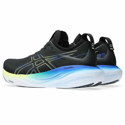 Hardloopschoenen voor Volwassenen Asics Gel-Nimbus 25 Mannen Zwart