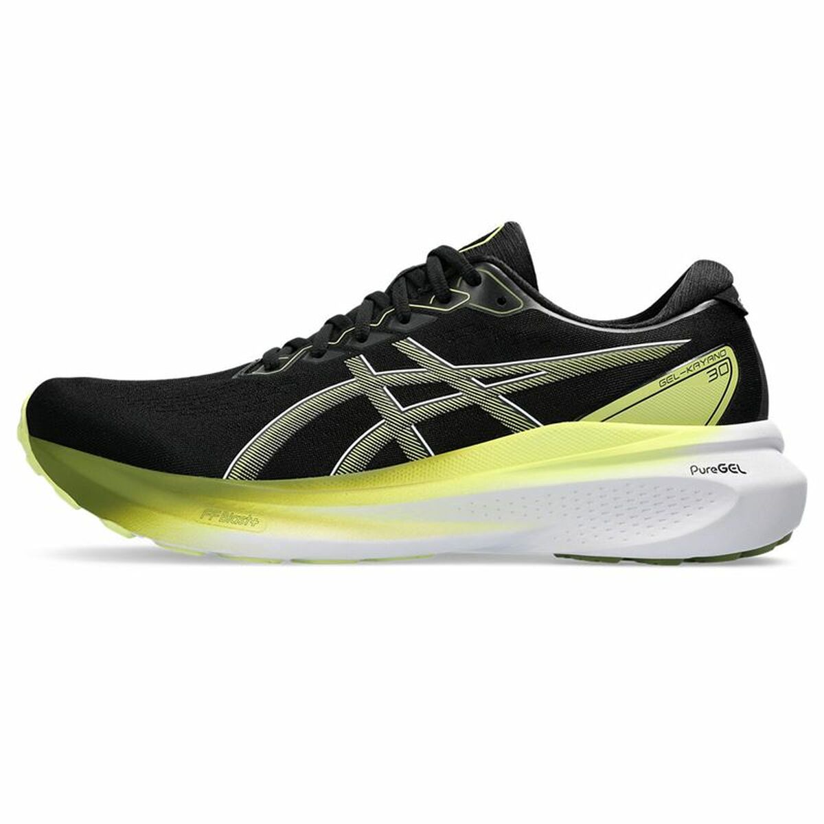 Hardloopschoenen voor Volwassenen Asics Gel-Kayano 30 Mannen Zwart