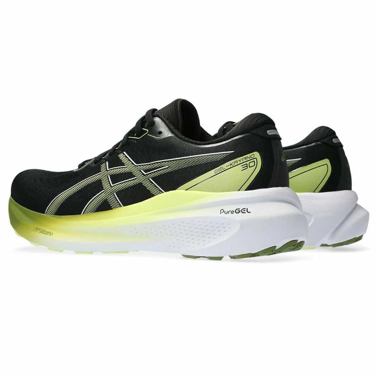 Hardloopschoenen voor Volwassenen Asics Gel-Kayano 30 Mannen Zwart
