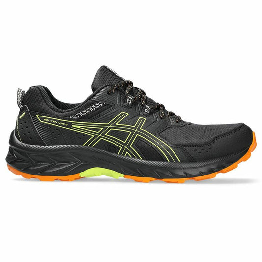 Hardloopschoenen voor Volwassenen Asics Gel-Venture 9 Mannen Zwart