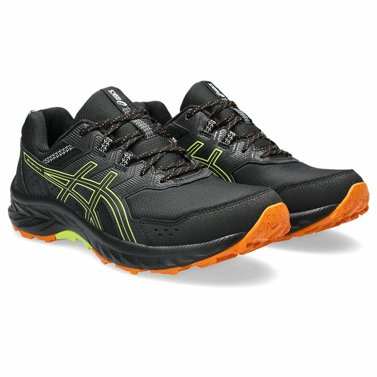 Hardloopschoenen voor Volwassenen Asics Gel-Venture 9 Mannen Zwart