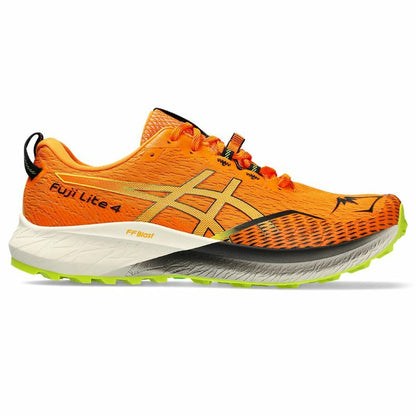 Hardloopschoenen voor Volwassenen Asics Fuji Lite 4 Berg Mannen Oranje