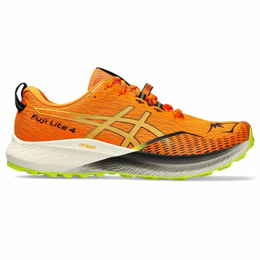 Hardloopschoenen voor Volwassenen Asics Fuji Lite 4 Berg Mannen Oranje