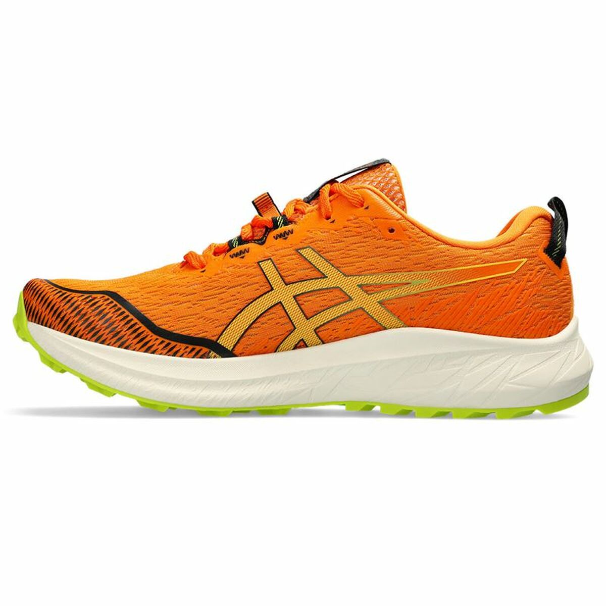 Hardloopschoenen voor Volwassenen Asics Fuji Lite 4 Berg Mannen Oranje