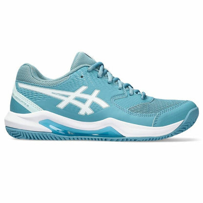 Dames Tennisschoenen Asics Gel-Dedicate 8 Clay Licht Blauw