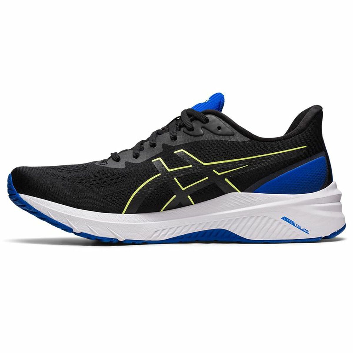 Hardloopschoenen voor Volwassenen Asics Gt-1000 12 Mannen Zwart
