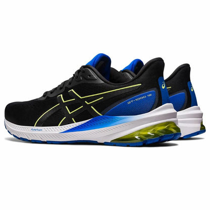 Hardloopschoenen voor Volwassenen Asics Gt-1000 12 Mannen Zwart