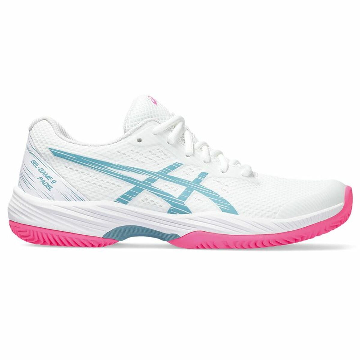 Padelschoenen voor volwassenen Asics Gel-Game 9  Vrouw Wit