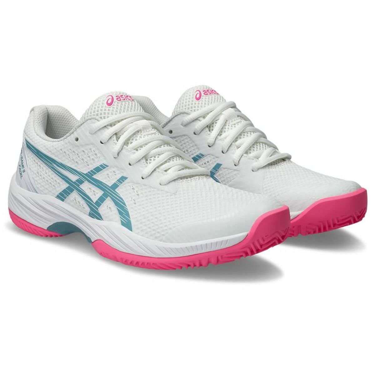 Padelschoenen voor volwassenen Asics Gel-Game 9  Vrouw Wit