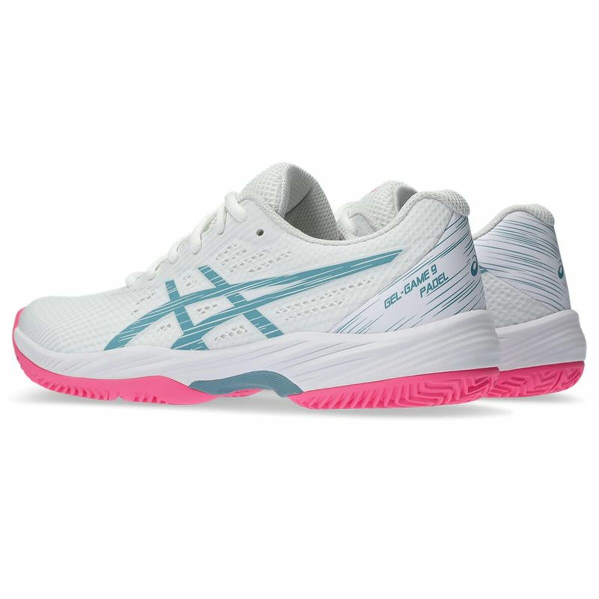 Padelschoenen voor volwassenen Asics Gel-Game 9  Vrouw Wit