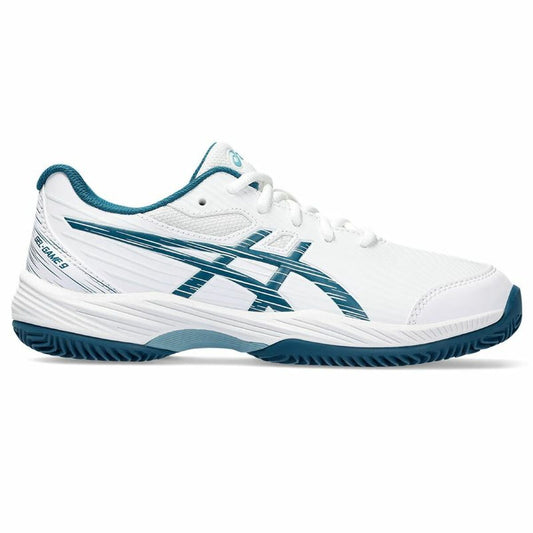 Kinder Tennisschoenen Asics Gel-Game 9 Gs Wit
