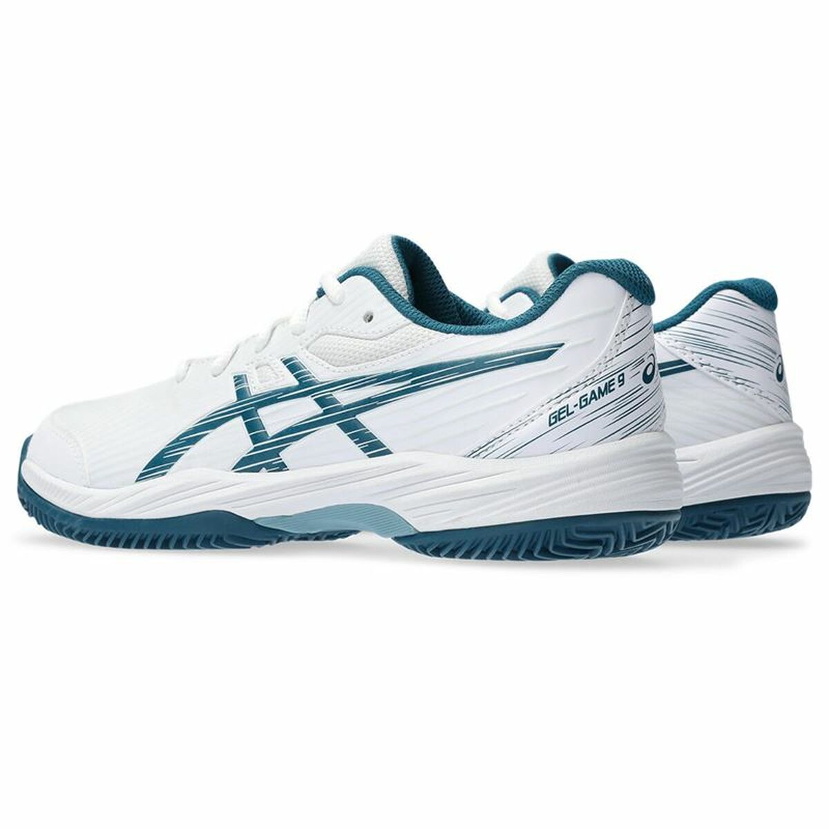 Kinder Tennisschoenen Asics Gel-Game 9 Gs Wit
