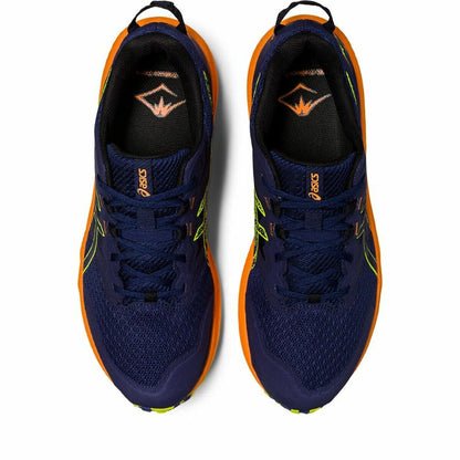 Hardloopschoenen voor Volwassenen Asics Trabuco Terra 2 Berg Mannen Marineblauw
