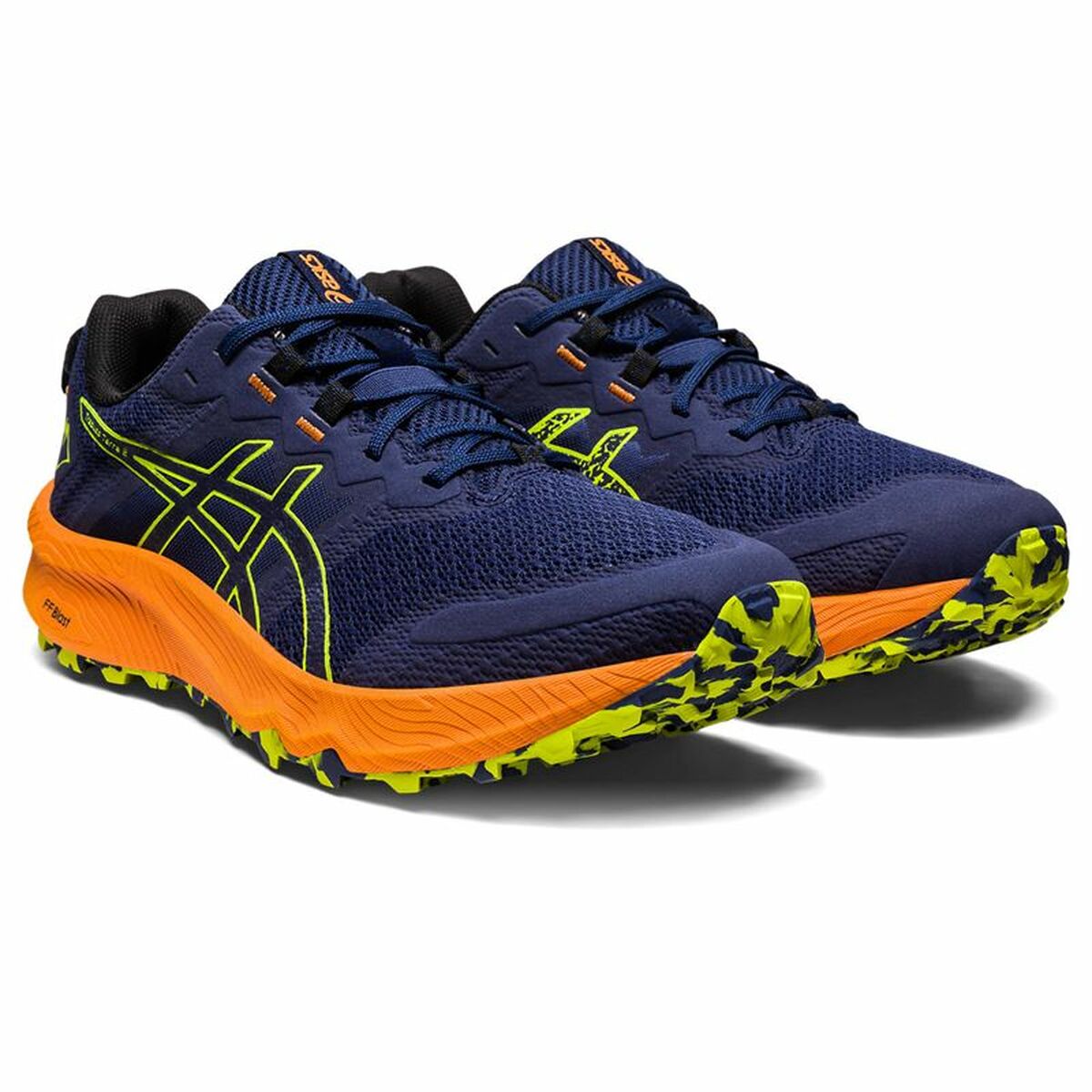 Hardloopschoenen voor Volwassenen Asics Trabuco Terra 2 Berg Mannen Marineblauw