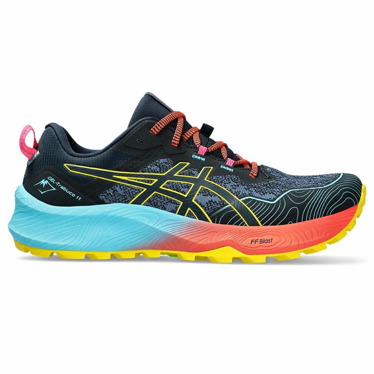 Hardloopschoenen voor Volwassenen Asics Gel-Trabuco 11  Berg Mannen Zwart