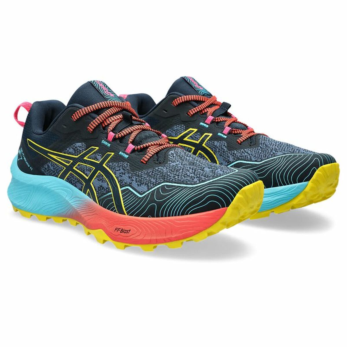 Hardloopschoenen voor Volwassenen Asics Gel-Trabuco 11  Berg Mannen Zwart