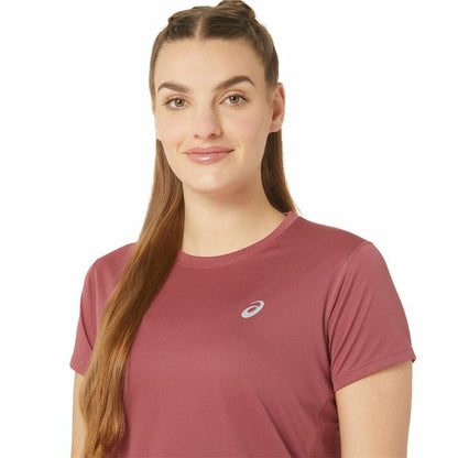 Dames-T-Shirt met Korte Mouwen Asics Core Ss Top Roze Vrouw