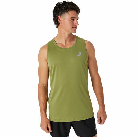 Tank Top Heren Asics Core Singlet Groen