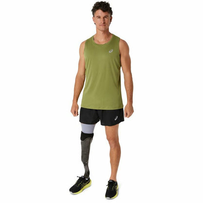 Tank Top Heren Asics Core Singlet Groen