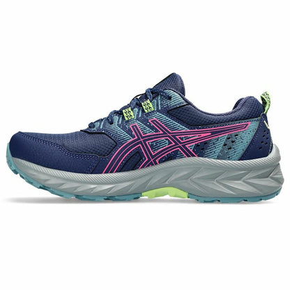 Hardloopschoenen voor Volwassenen Asics Gel-Venture 9 Vrouw Blauw