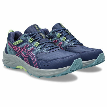 Hardloopschoenen voor Volwassenen Asics Gel-Venture 9 Vrouw Blauw