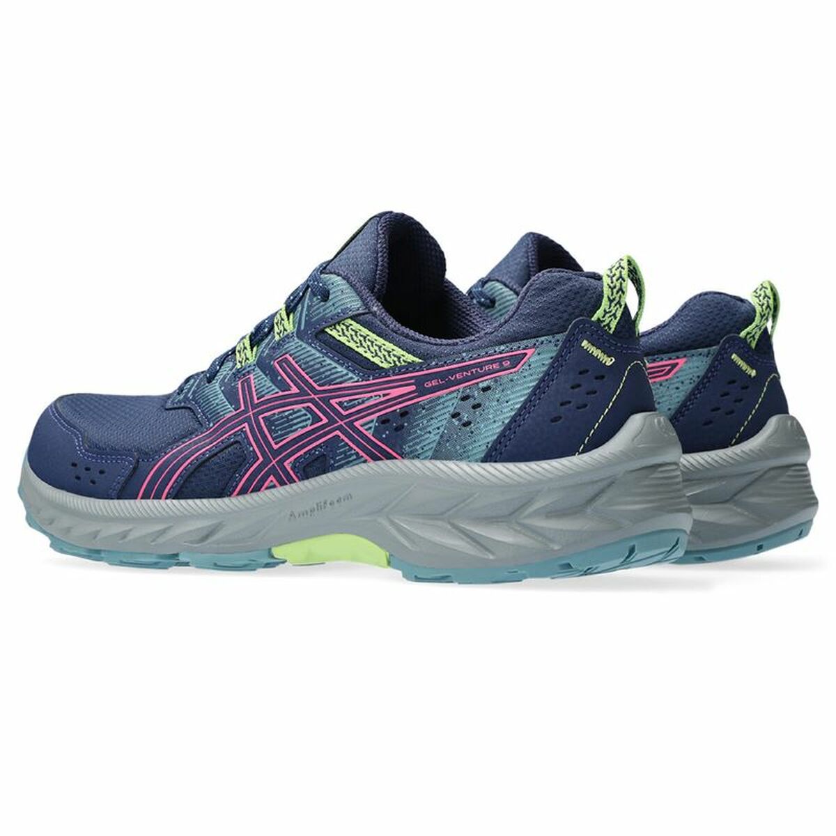 Hardloopschoenen voor Volwassenen Asics Gel-Venture 9 Vrouw Blauw