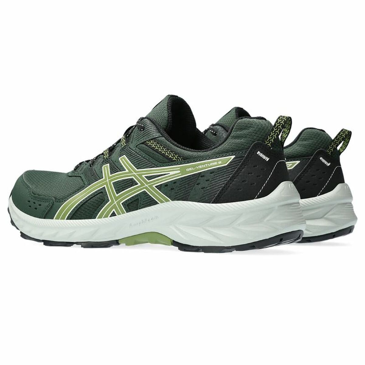 Hardloopschoenen voor Volwassenen Asics Gel-Venture 9 Rain Mannen Donkergroen