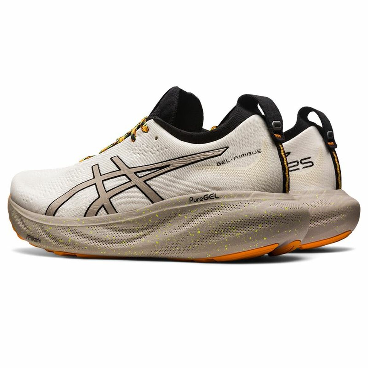 Hardloopschoenen voor Volwassenen Asics Gel-Nimbus 25 Mannen Lichtbruin