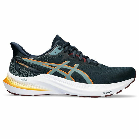 Hardloopschoenen voor Volwassenen Asics Gt-2000 12 Mannen Zwart