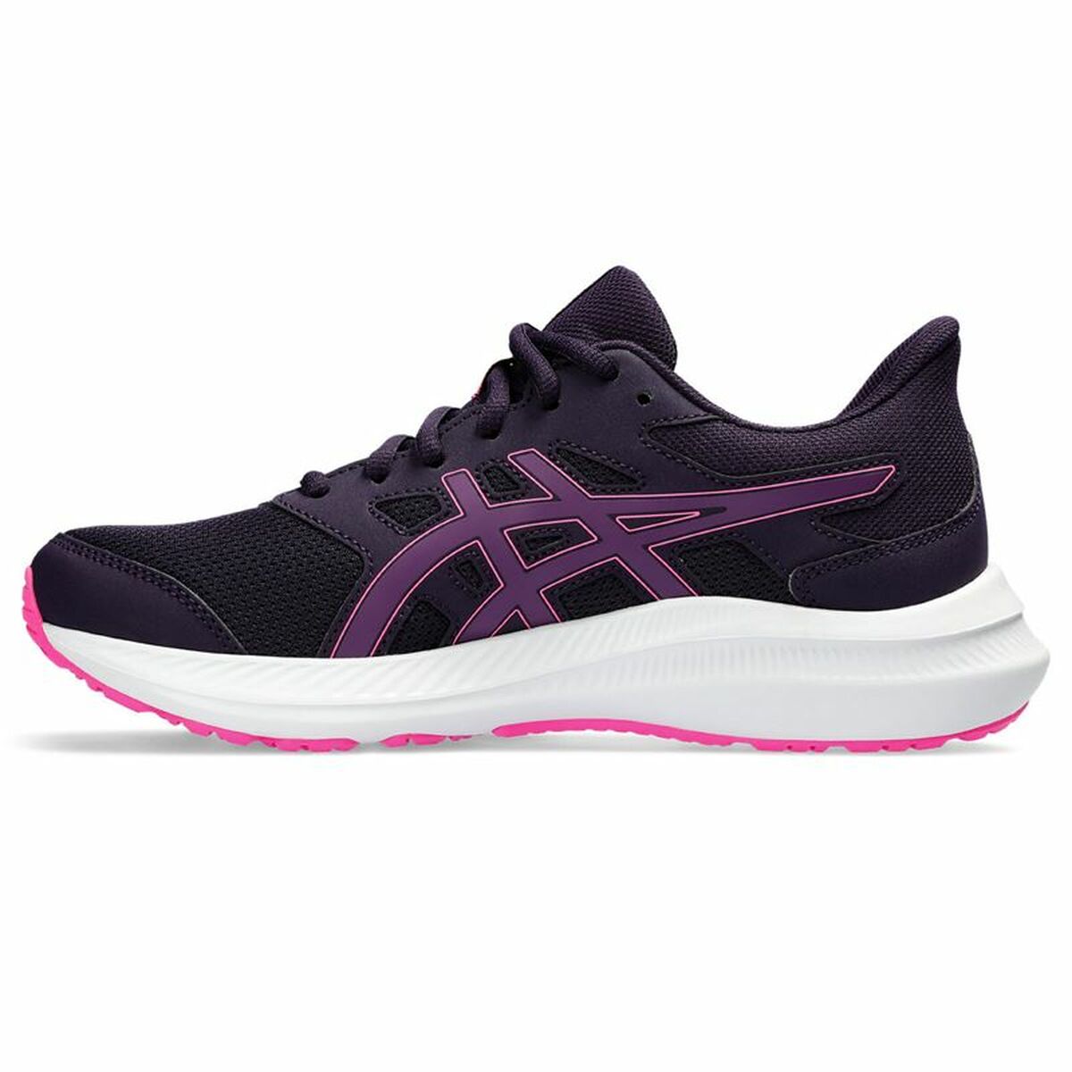 Hardloopschoenen voor Volwassenen Asics Jolt 4 Night Vrouw Zwart