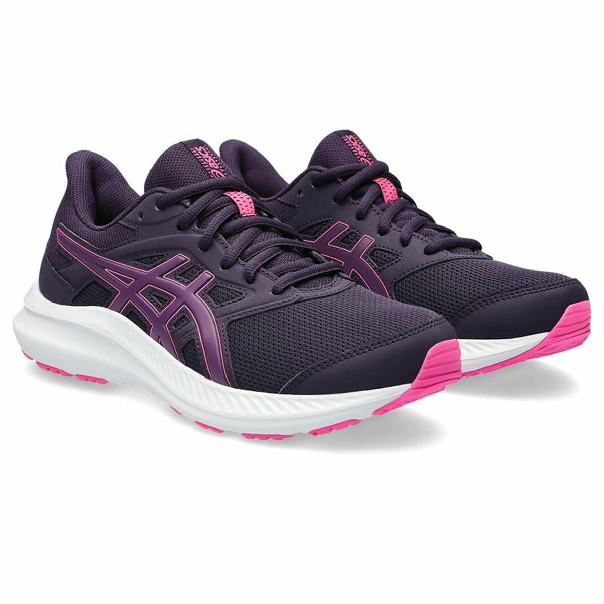 Hardloopschoenen voor Volwassenen Asics Jolt 4 Night Vrouw Zwart