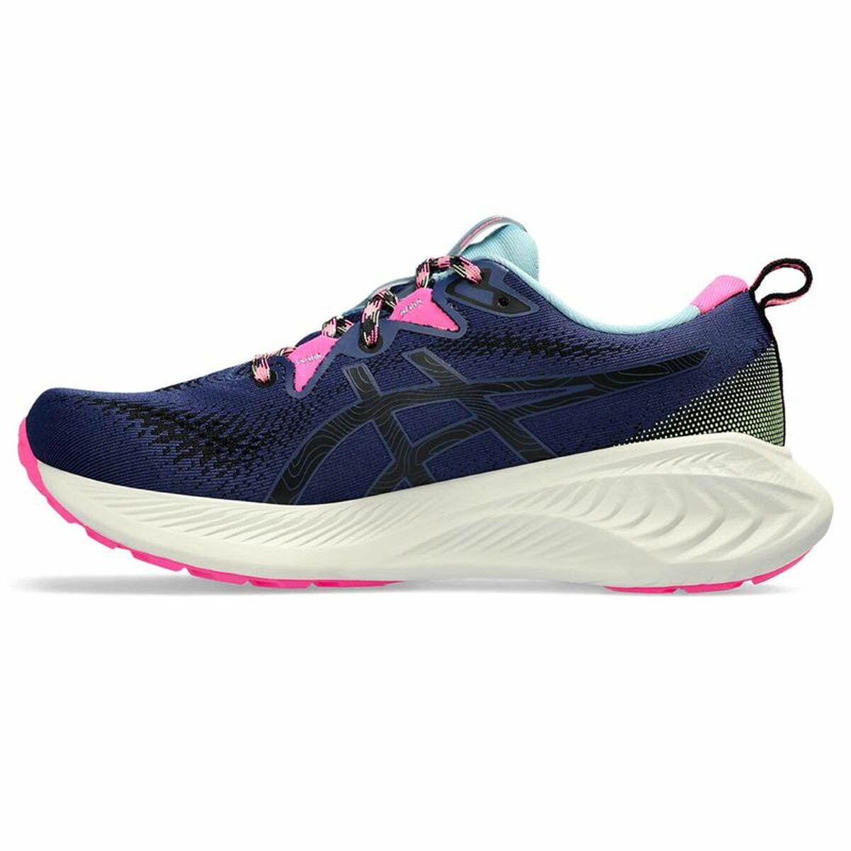 Hardloopschoenen voor Volwassenen Asics Gel-Cumulus 25 Vrouw Marineblauw