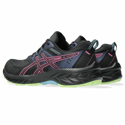 Hardloopschoenen voor Volwassenen Asics Gel-Venture 9  Berg Vrouw Zwart