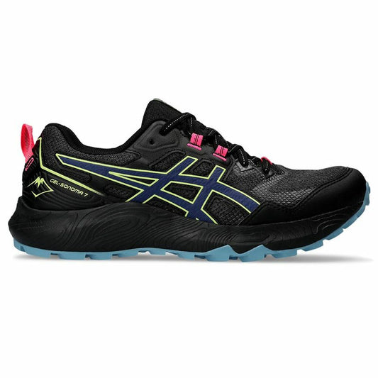Hardloopschoenen voor Volwassenen Asics Gel-Sonoma 7 Vrouw Zwart