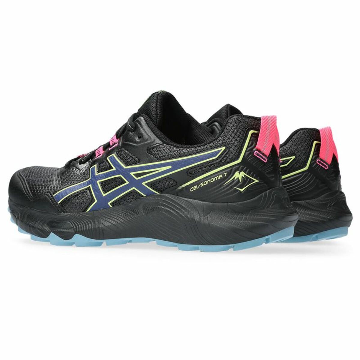 Hardloopschoenen voor Volwassenen Asics Gel-Sonoma 7 Vrouw Zwart