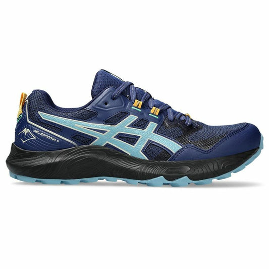 Hardloopschoenen voor Volwassenen Asics Gel-Sonoma 7 Mannen Donkerblauw