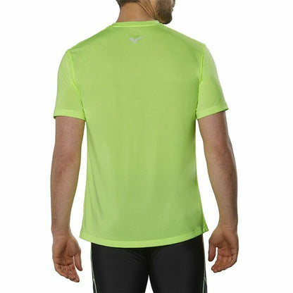 Heren-T-Shirt met Korte Mouwen Mizuno Core Tee Limoengroen