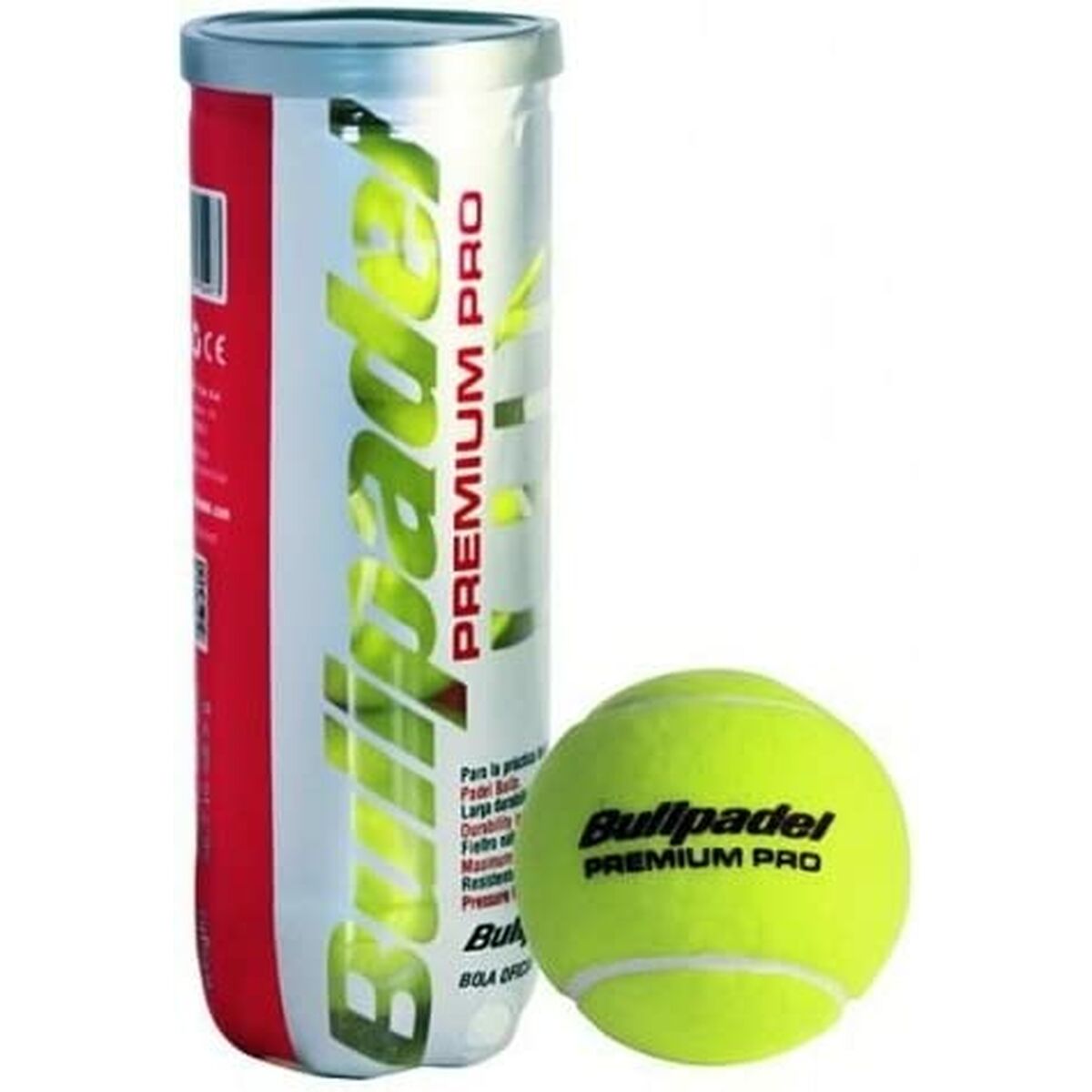 Padel Ballen PREMIUM PRO Bull Padel 476873  3 Onderdelen