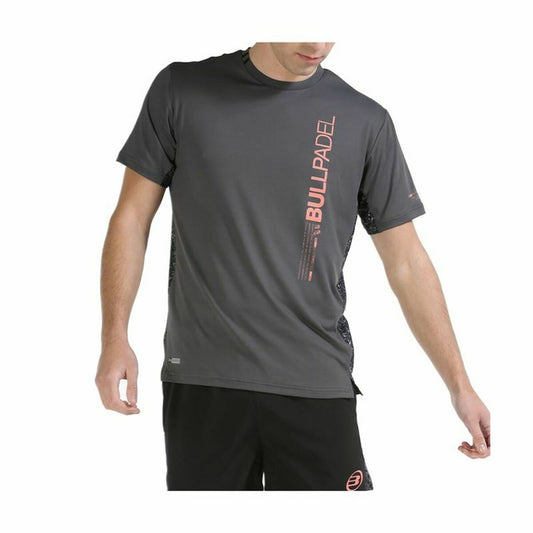Sport T-shirt Korte Mouwen Bullpadel Mixta Padel Donker grijs