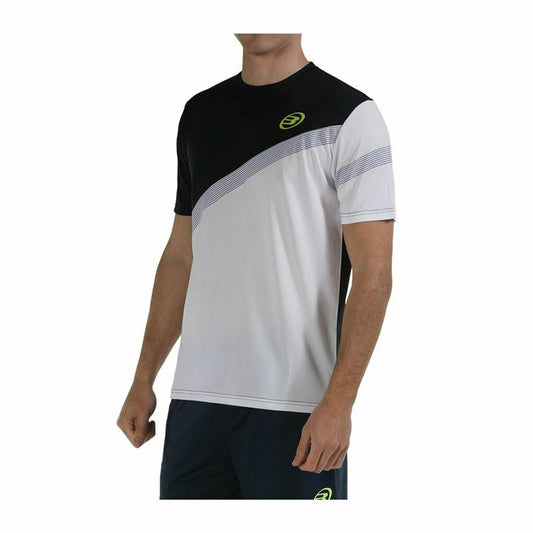 Heren-T-Shirt met Korte Mouwen Bullpadel Cogua Zwart Wit Mannen