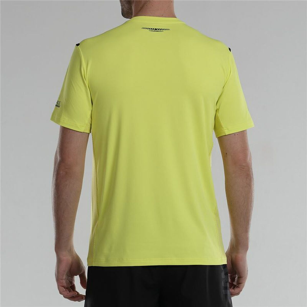 Heren-T-Shirt met Korte Mouwen Bullpadel Logro Citroen