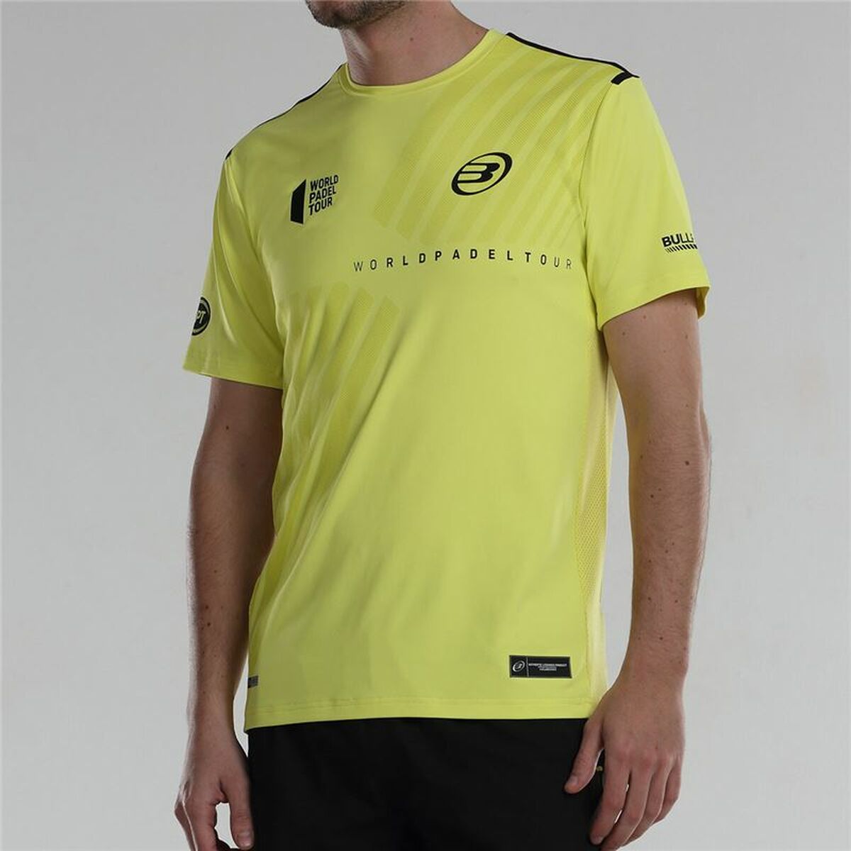 Heren-T-Shirt met Korte Mouwen Bullpadel Logro Citroen