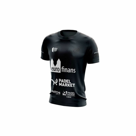 Heren-T-Shirt met Korte Mouwen Bullpadel Odeon Paquito Navarro Zwart