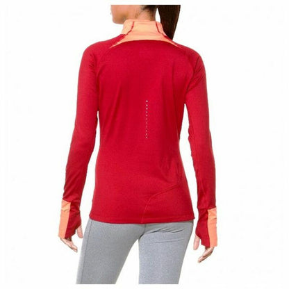 Dames-T-Shirt met Lange Mouwen Asics LS Winter 1/2 Zip Oranje